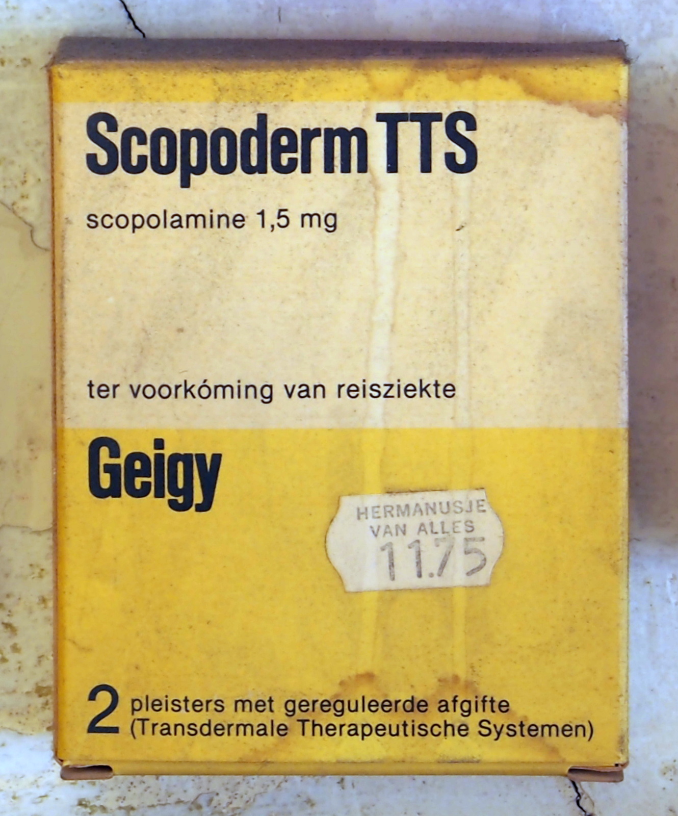 Scopoderm_TTS,_Geigy,_2_pleisters